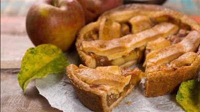 حلوى صحية للأطفال في المدارس| طريقة عمل فطيرة التفاح اللذيذة