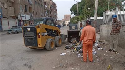  حملة نظافة موسعة بشوارع مدينة دشنا بقنا