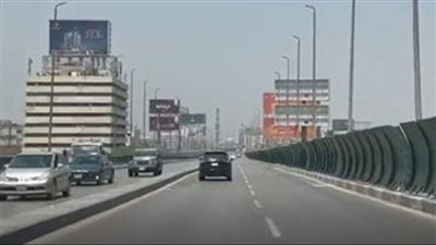 الحالة المرورية بكوبري أكتوبر 