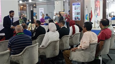 الشباب والرياضة تشارك بمعرض water waste infrastructure 