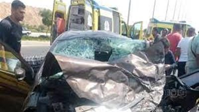 تفريغ كاميرات المراقبة بواقعة وفاة شخص وإصابة آخر في حادث سير