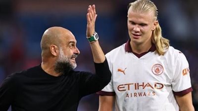 هالاند يكشف كواليس صدمته من كلمات جوارديولا في أول مران مع السيتي