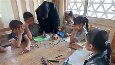 ورشة فنية للأطفال بثقافة جمال عبدالناصر بأسيوط  