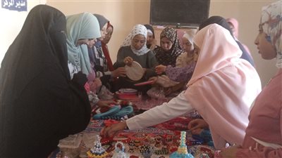  مركز شباب عدن فى الوادي الجديد ينظم معرضا لتسويق منتجات الشباب الحرفية والتراثية