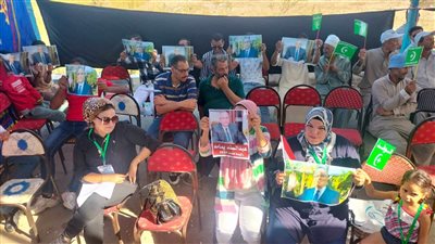 حشود من الوفديين والمواطنين لتحرير توكيلات لـ الدكتور عبدالسند يمامة بالدقهلية 