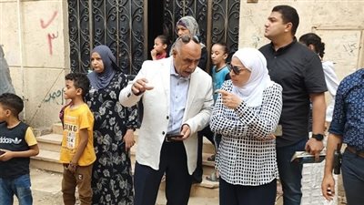 نائب محافظ القاهرة تتابع أعمال استئناف إمداد الغاز بعرب راشد بحلوان 
