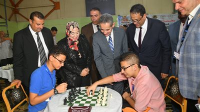 محافظ الغربية يفتتح بطولة الجمهورية الأولى للشطرنج بالمدارس 