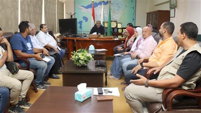  مياه الفيوم تتابع تنفيذ مشروعات 