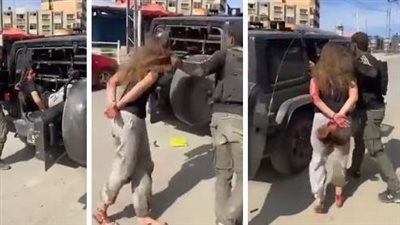 شاهد.. أسر مجندة إسرائيلية ونقلها إلى قطاع غزة