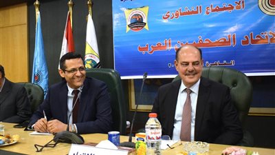 وفد اتحاد الصحفيين العرب والنقابة المصرية يزورون بانوراما حرب أكتوبر ومدينة الإنتاج