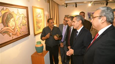 محافظ الغربية يفتتح معرض فناني الغربية السادس 