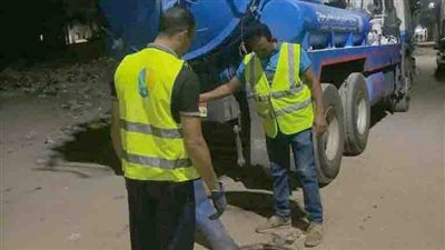 الصرف الصحي بالإسكندرية: أكثر من 180 سيارة وبدّال تتعامل مع تجمعات مياه الأمطار