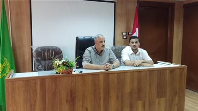 وكيل شباب ورياضة القليوبية يلتقي بفريق 