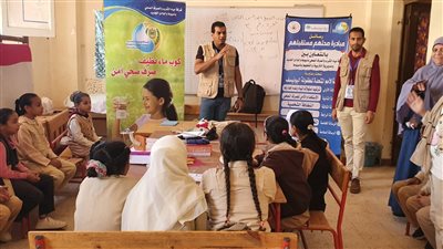 مياه أسيوط.. خطة توعوية أهمية قطرة الماء بالمدارس 