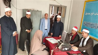 أزهر سوهاج يتابع امتحانات مقارىء الدفعة الأولى لمحفظي الرواق الأزهري
