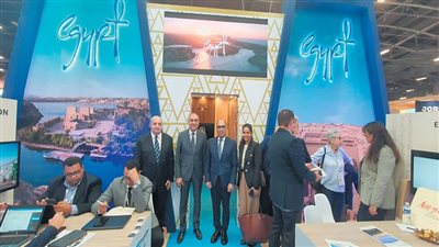 خلال مشاركته فى المعرض السياحى الدولى IFTM TOP RESA بفرنسا