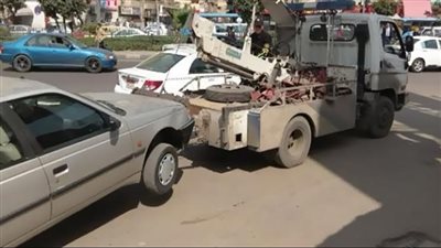 رفع السيارات والدراجات البخارية المهملة والمتروكة بالشوارع