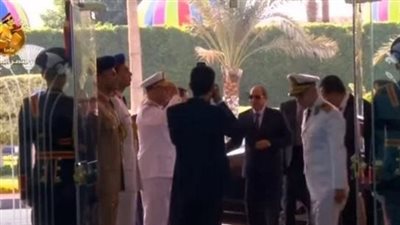 وصول السيسي لـ كلية الشرطة لتخريج دفعة جديدة 