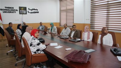 رئيس جامعة طيبة التكنولوجية يناقش مستجدات التحويل لنظام الساعات المعتمدة
