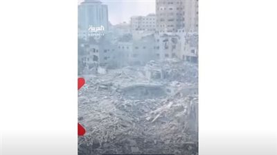 الطيران الإسرائيلي يمحي حي الرمال أجمل أحياء غزة (شاهد)
