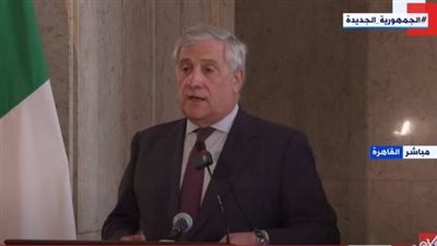 وزير الخارجية الإيطالي: مصر تتمتع بدور قوي في استقرار المنطقة
