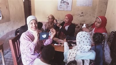 ختام فعاليات ورش الأشغال الفنية لذوي الهمم بصدفا 