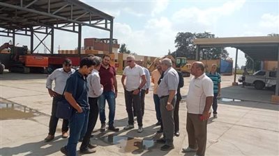 وفد أوروبي  يزور مصنع تدوير القمامة بالغربية 