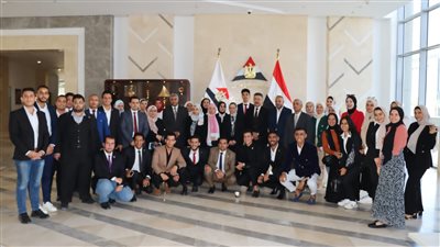 الشباب والرياضة تُنظم الزيارة الثانية لوفد أعضاء برلمان شباب مصر إلى مركزالمعلومات 