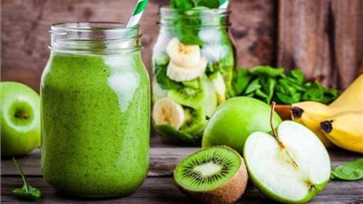 واجهي نزلات البرد وحضري سموذي التفاح بالكيوي| يقوي المناعة