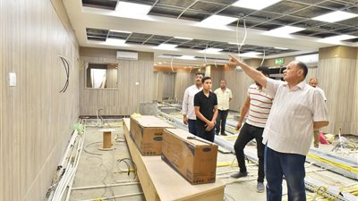 محافظ أسيوط يتفقد أعمال إنشاء مركز السيطرة الموحد