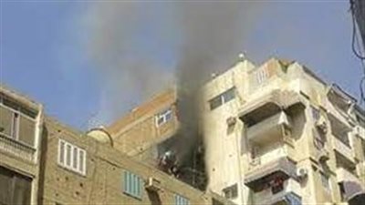 إصابة سيدة في حادث انفجار أسطوانة غاز بالعمرانية 