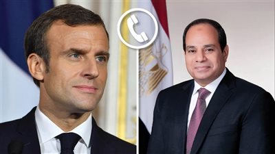السيسي يبحث مع الرئيس الفرنسي مستجدات التصعيد العسكري في قطاع غزة 