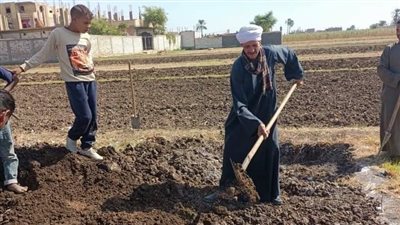 نجع حمادي تنفيذ إزالة تعد بداير الناحية بقرية الحلفاية 