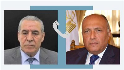وزير الخارجية يتلقى اتصالًا هاتفيًا من أمين سر اللجنة التنفيذية لمنظمة التحرير الفلسطينية