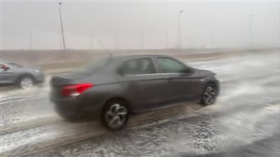 لليوم الثانى على التوالى امطار متفرقة باحياء الاسكندرية 