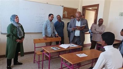 مدير تعليم نجع حمادي يفاجئ الحلفاية بحري الزراعية 