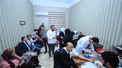 نقابة المحامين تتبرع بدمائها لدعم الشعب الفلسطينى (صور)