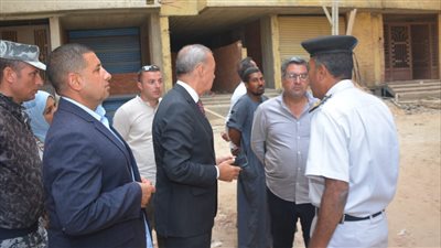 محافظ القليوبية يُوقِفْ أعمال بناء مخالف بأحد العمارات بمنطقة الفلل ببنها