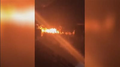 لحظة قصف المستشفى المعمداني في غزة.. شاهد