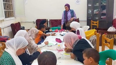 فاعليات تدريبات شعبة الفنون التشكيلية بمركز شباب الساحل بطور سيناء 