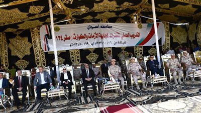 محافظ أسوان يشهد فعاليات مشروع التدريب العملى المشترك “صقر 124 ”