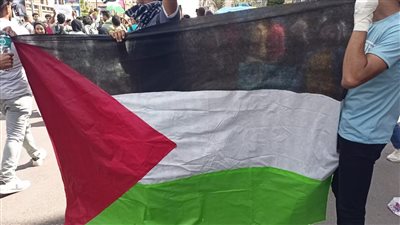 مظاهرات شعبية في الإسكندرية لدعم الشعب الفلسطيني.. صور