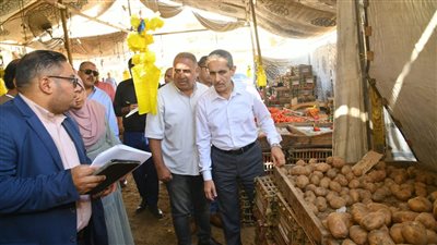 محافظ الغربية يتفقد منافذ بيع السلع بطنطا وقطور 