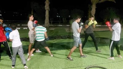 استمرار تدريبات المشروع القومي للموهبه و البطل الاوليمبي ملاكمه بجنوب سيناء   