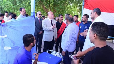 النعماني يوجه بزيادة نقاط التبرع بالدم لاستيعاب الإقبال المتزايد لطلاب جامعة سوهاج 