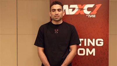 إسلام رضا: متحمس لمواجهة الفلسطيني السلوادي في بطولة أبوظبي إكستريم