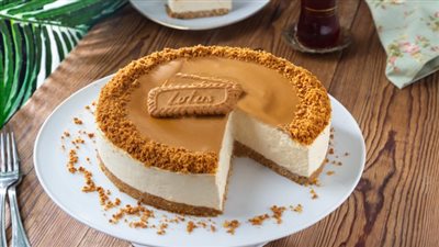 زي المطاعم.. طريقة عمل تشيز كيك لوتس