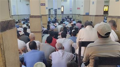 صلاة الغائب على شهداء فلسطين بأسوان 