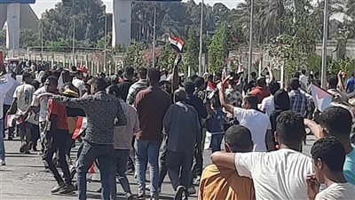 بالروح بالدم نفديكي يا فلسطين.. توافد آلاف المواطنين بشارع النصر لمساندة غزة 