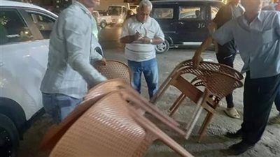 حملة لإزالة الإشغالات بمدينة العبور